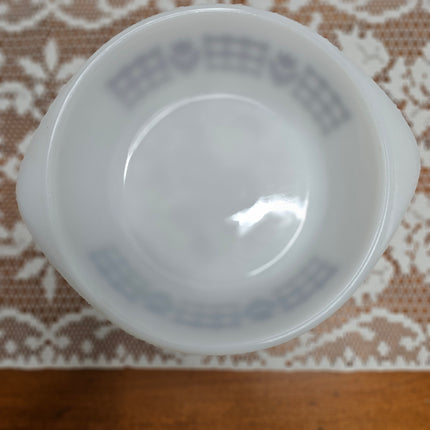 Vintage Glasbake Brown Tulip Round Casserole Dish 2 QT