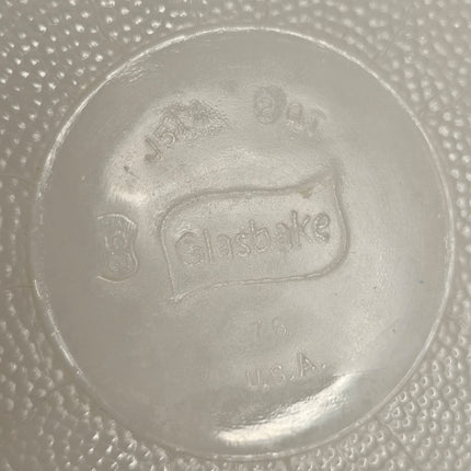 Vintage Glasbake Brown Tulip Round Casserole Dish 2 QT