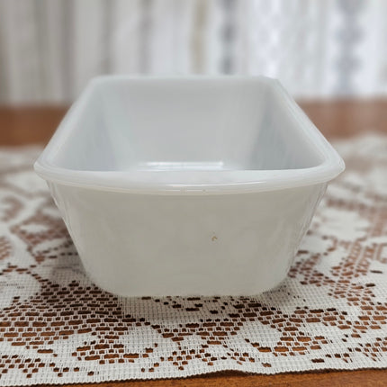 Vintage Glasbake Brown Tulip Round Loaf Pan 1.5 QT