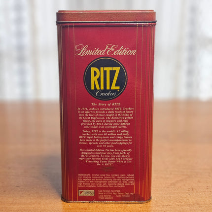 Vintage Ritz Crackers Limited Edition 1986 Tin