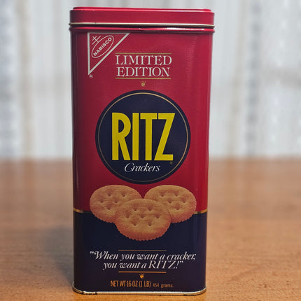 Vintage Ritz Crackers Limited Edition 1987 Tin