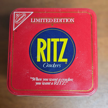 Vintage Ritz Crackers Limited Edition 1987 Tin