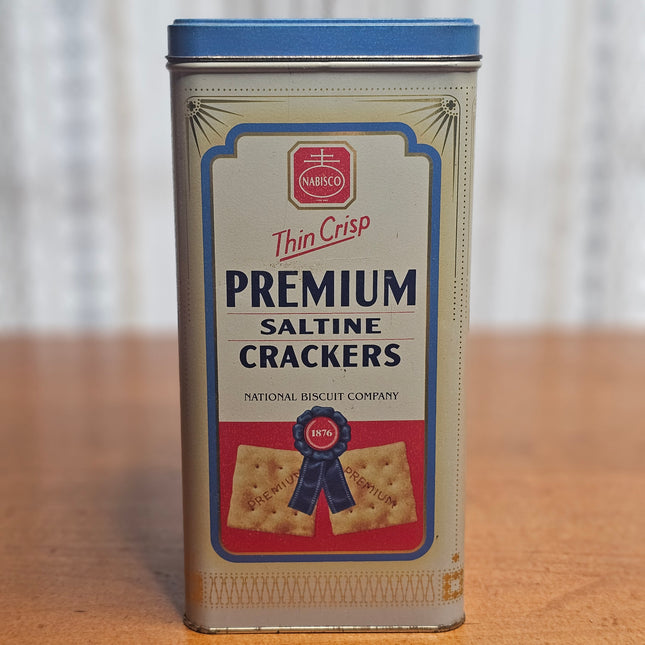 Vintage Premium Saltine Crackers 1993 Tin