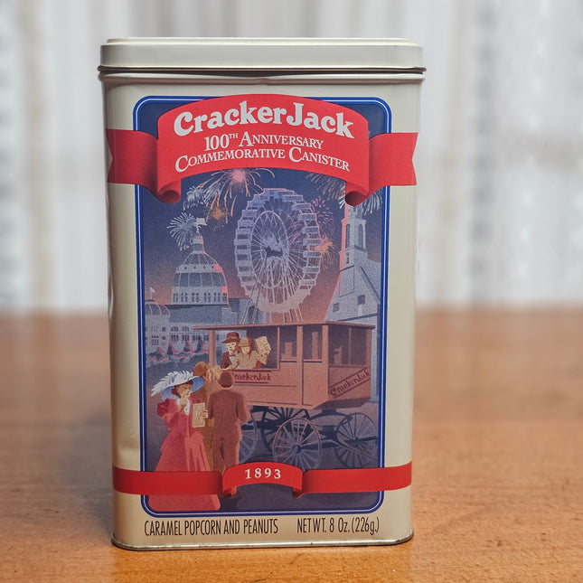 Vintage Cracker Jack 1993 100th Anniversary Tin