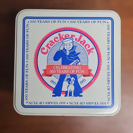 Vintage Cracker Jack 1993 100th Anniversary Tin