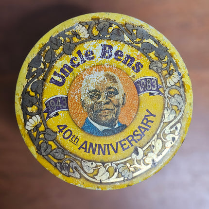 Vintage Uncle Ben's 1983 40th Anniversary Tin