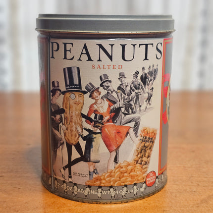 Vintage Planters Salted Peanuts 1989 Tin