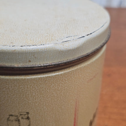 Vintage Meadow Gold Vanilla Ice Cream Tin