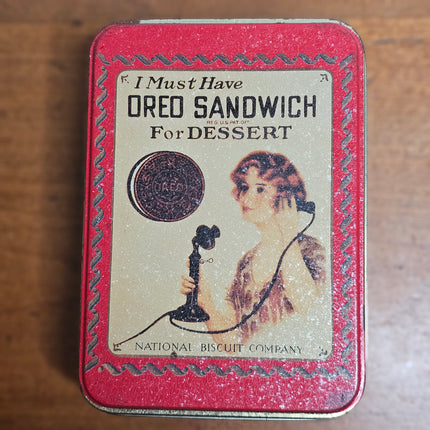 Vintage Oreo Cookie 1986 Tin