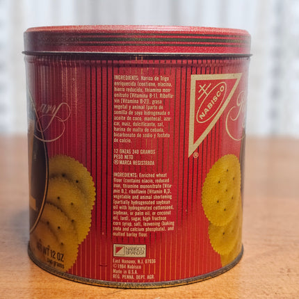 Vintage Ritz Crackers 1984 50th Anniversary Tin