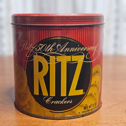 Vintage Ritz Crackers 1984 50th Anniversary Tin