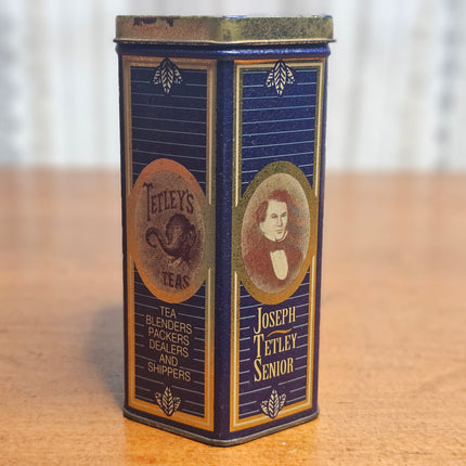 Vintage Tetley Tea Octagonal Tin