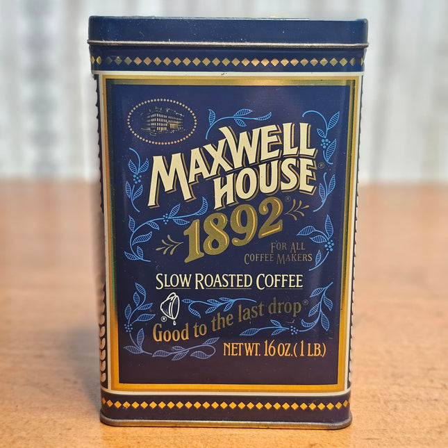 Vintage Maxwell House 1892 100th Anniversary 1992 Tin