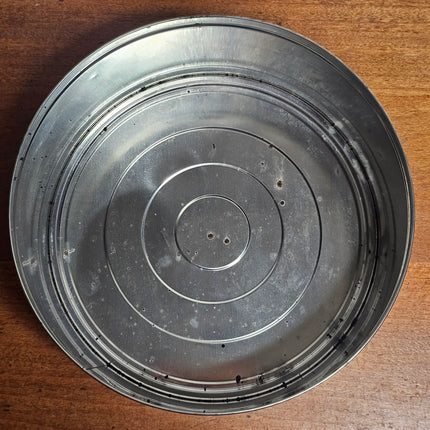 Vintage Danish Butter Cookies Child With Goose Round Tin