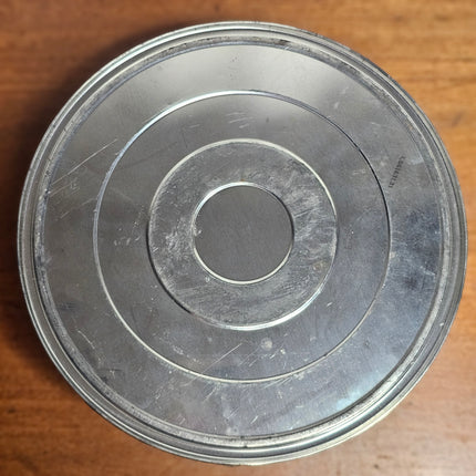 Vintage Danish Butter Cookies Child With Goose Round Tin