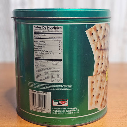 Vintage Keebler Export Sodas 1983 Tin