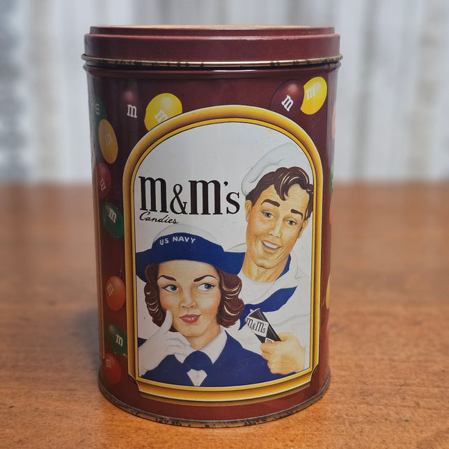 Vintage M&M's 1990 50th Birthday Tin