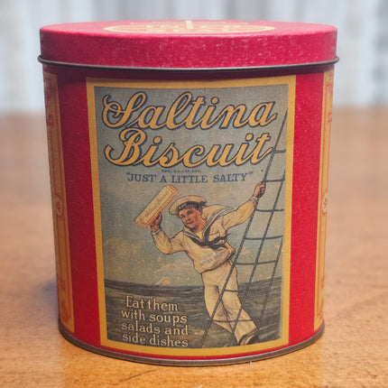 Vintage Saltina Biscuit 1992 Tin