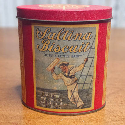 Vintage Saltina Biscuit 1992 Tin
