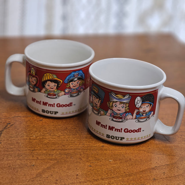Campbell's 1993 and 1997 Set of 2 M'm! M'm! Good! Mug Cups