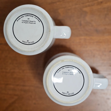 Campbell's 1993 and 1997 Set of 2 M'm! M'm! Good! Mug Cups