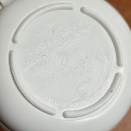 Campbell's 1992 Set of 2 Plastic Anchor Hocking Soup Mugs With Lids