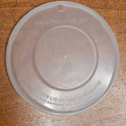Campbell's 1992 Set of 2 Plastic Anchor Hocking Soup Mugs With Lids
