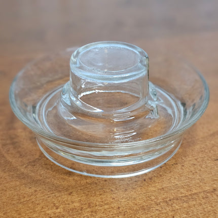 Vintage 1940's Glass Chicken Waterer Base