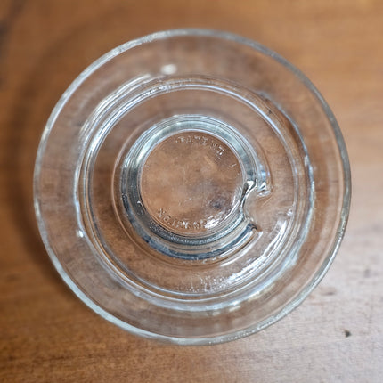 Vintage 1940's Glass Chicken Waterer Base