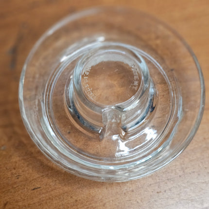 Vintage 1940's Glass Chicken Waterer Base