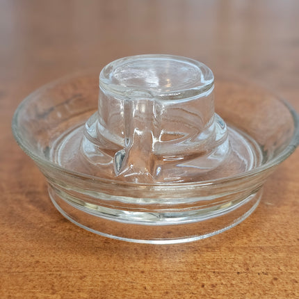 Vintage 1940's Glass Chicken Waterer Base