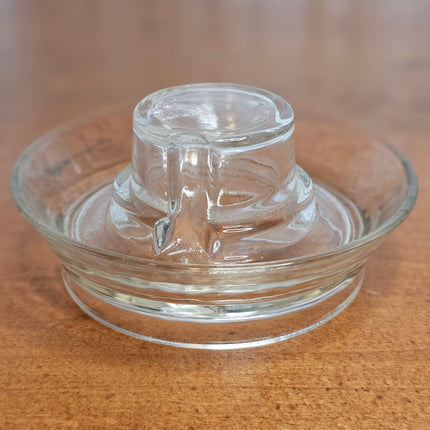 Vintage 1940's Glass Chicken Waterer Base