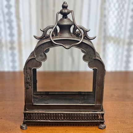 Moroccan-Style Metal and Glass Lantern