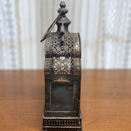 Moroccan-Style Metal and Glass Lantern