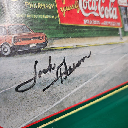 Vintage 1995 Jeanne Mack "Fleeman's Pharmacy" Signed Coca-Cola Tray