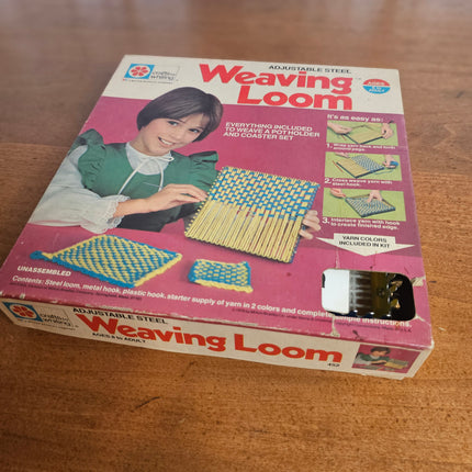 1976 Whiting Adjustable Steel Weaving Loom