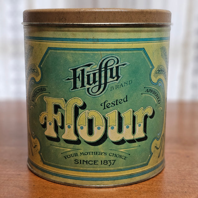 Vintage Fluffy Flour Tin