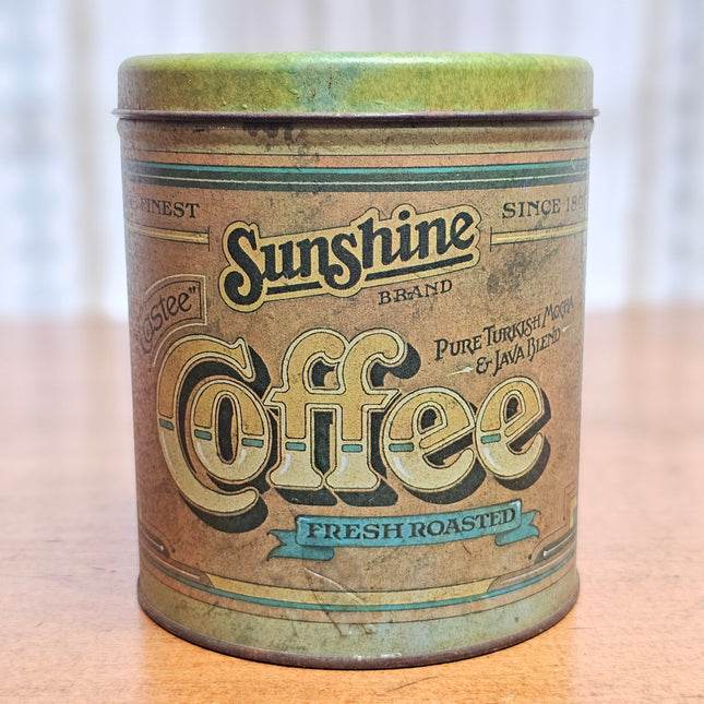Vintage Sunshine Coffee Tin