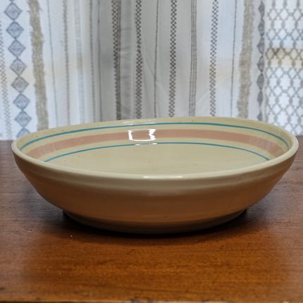Vintage Large McCoy Pottery Stoneware Chop Bowl