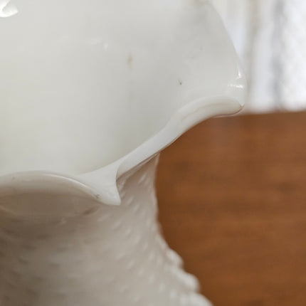 Vintage Milk Glass Hobnail Lamp