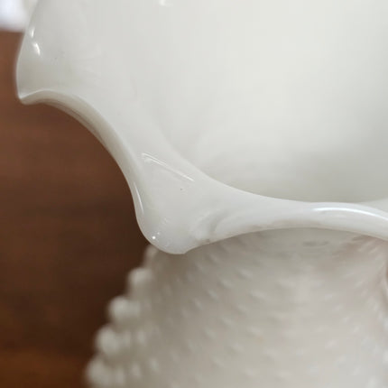 Vintage Milk Glass Hobnail Lamp