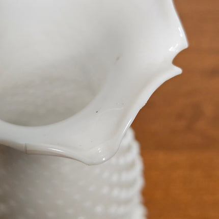 Vintage Milk Glass Hobnail Lamp