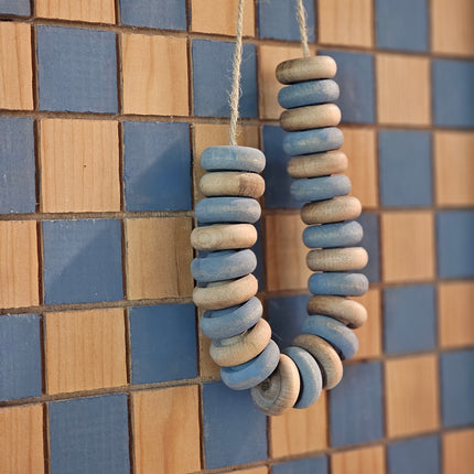 Vintage Wooden Country Checkerboard Wall Decor
