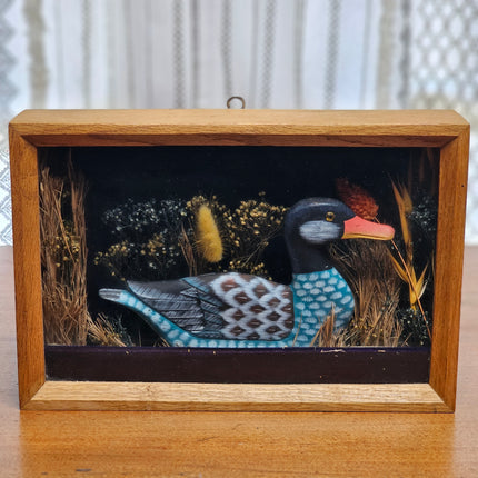 Vintage Duck Wall Shadow Box