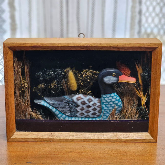 Vintage Duck Wall Shadow Box