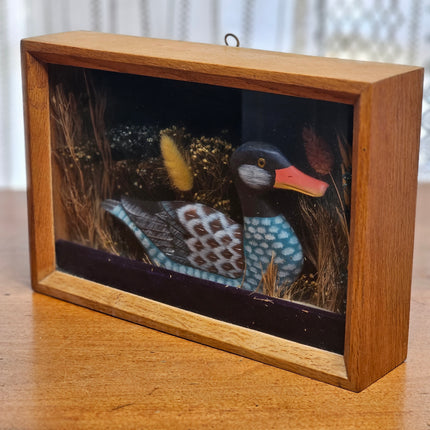 Vintage Duck Wall Shadow Box