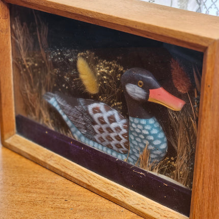 Vintage Duck Wall Shadow Box