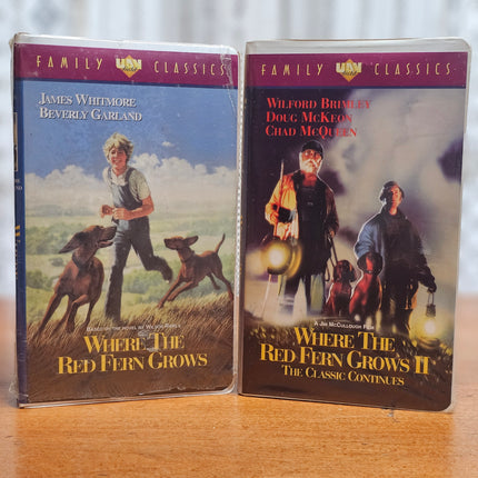 Where The Red Fern Grows VHS Lot