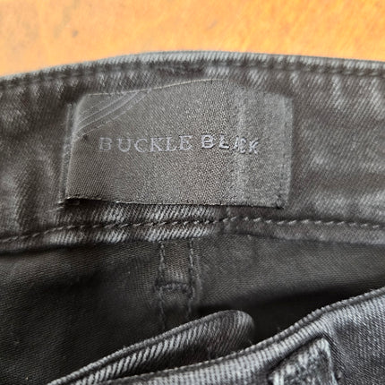 BUCKLE JEANS | BLACK | Women's Cropped Straight |  25 x 28