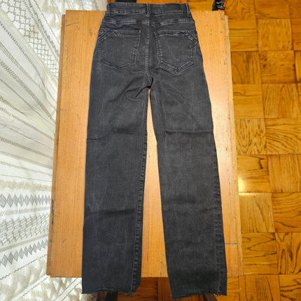 BUCKLE JEANS | BLACK | Women's Cropped Straight |  25 x 28